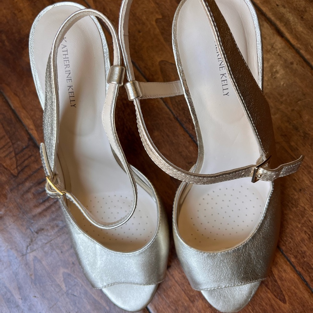 Gold sandals